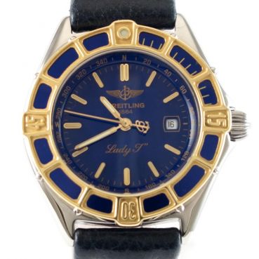 Breitling Uhr Lady J Class D52065 Edelstahl/Gold