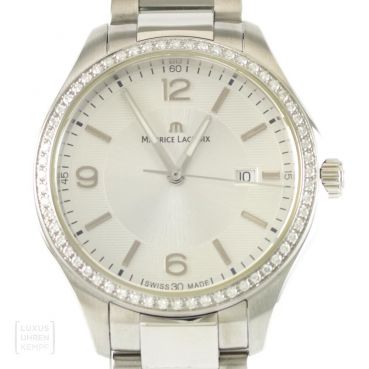 Maurice Lacroix Uhr Miros Lady Diamonds MI1014 ungetragen