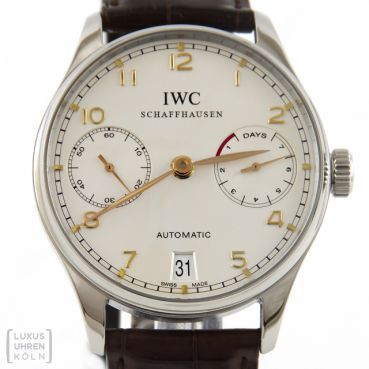 IWC Uhr Portugieser Automatic Herren Edelstahl Automatik 7 Day Ref.IW 500114