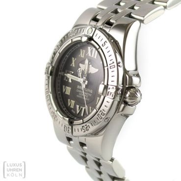 Preview: Breitling Uhr Lady Starliner Quarz Edelstahl Ref. A71340