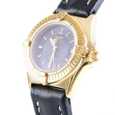 Preview: Breitling Uhr Callistino gebraucht Lady Quarz Gold Ref. K52043 Revision