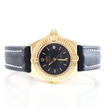 Preview: Breitling Uhr Callistino gebraucht Lady Quarz Gold Ref. K52043 Revision