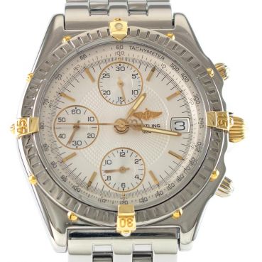 Breitling Uhr Chronomat gebraucht Edelstahl/Gold Revision Ref. B13050