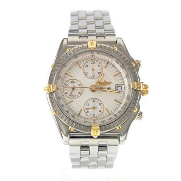 Preview: Breitling Uhr Chronomat gebraucht Edelstahl/Gold Revision Ref. B13050