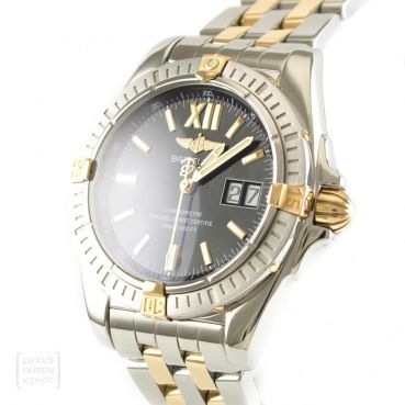 Preview: Breitling Uhr Galactic Edelstahl/Gold Automatik Ref. B49350