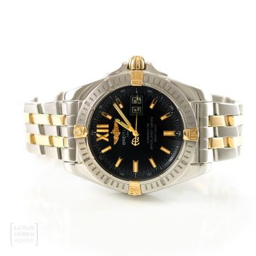 Preview: Breitling Uhr Galactic Edelstahl/Gold Automatik Ref. B49350