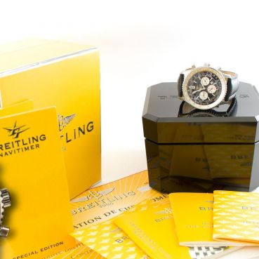 Breitling Uhr Navitimer Chronograph Edelstahl A41322 50th Anniversary Revision