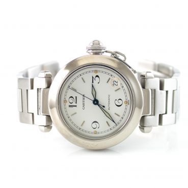 Cartier Uhr Pasha Automatik Edelstahl Unisex 35 mm Revision Ref. 1031