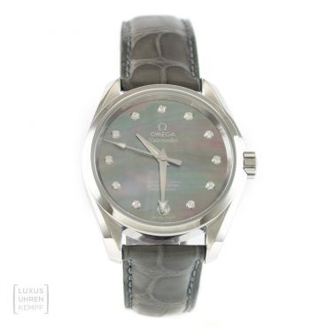 Preview: Omega Uhr Seamaster gebraucht Aqua Terra Edelstahl Diamonds Ref. 23113392157001