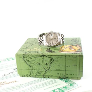 Rolex Uhr Datejust Uhr gebraucht 36mm Jubilée Automatik Ref. 16220