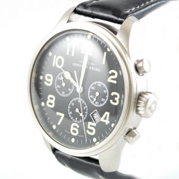 Preview: Zeno-Watch Basel Pilot gebraucht Oversize Ref. 8557 Revision
