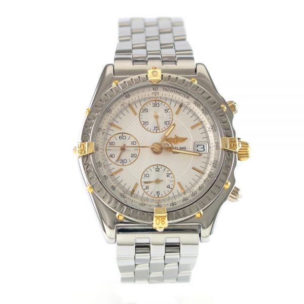 Breitling Uhr Chronomat gebraucht Edelstahl/Gold Revision Ref. B13050