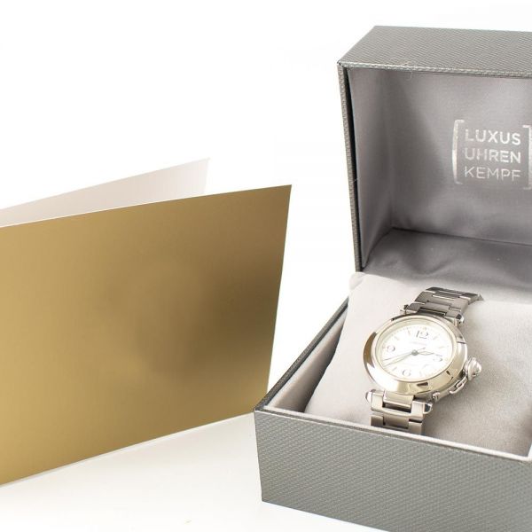 Cartier Uhr Pasha Automatik Edelstahl Unisex 35 mm Revision Ref. 1031