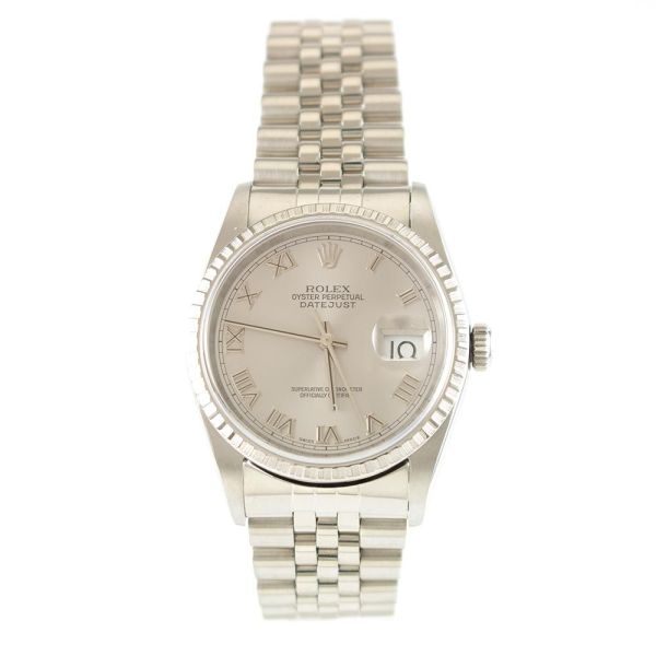 Rolex Uhr Datejust Uhr gebraucht 36mm Jubilée Automatik Ref. 16220